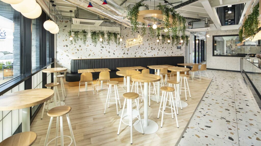 ice cream parlour interior design IDEAS