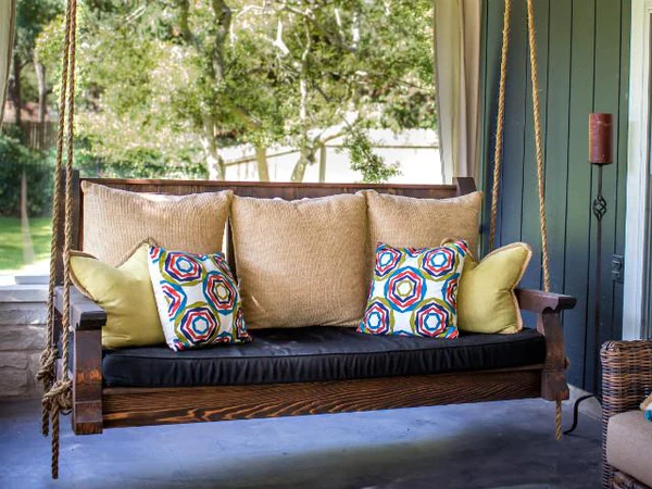 wooden swing design ideas 